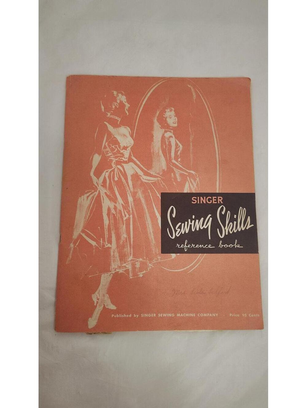 1955 Singer Sewing Book Lot w/ Sewing Inserts Vintage Dressmaking Guide